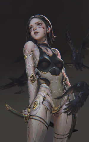 พื้นหลัง Alita — Honor Pad 10 วอลเปเปอร์