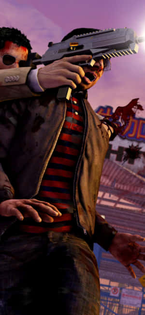 พื้นหลัง iPhone Xs Sleeping Dogs — สลีปปิ้ง ด็อกส์ วอลเปเปอร์