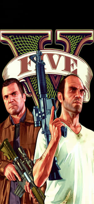 พื้นหลัง iPhone X Grand Theft Auto V — Realme 15 วอลเปเปอร์