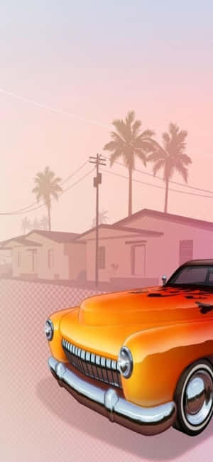พื้นหลัง iPhone X Grand Theft Auto V — Oppo F33 Pro วอลเปเปอร์