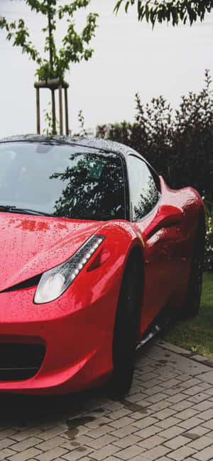 พื้นหลัง iPhone Xs Max Ferrari — Realme Narzo วอลเปเปอร์