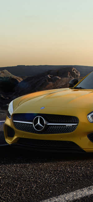 พื้นหลัง iPhone X AMG GT-R — Honor 400 วอลเปเปอร์