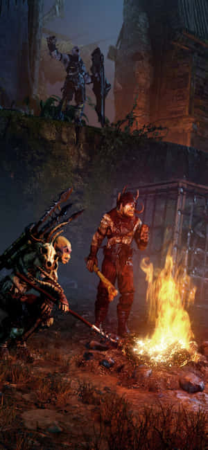 พื้นหลัง Iphone X Shadow Of Mordor — Redmi A7 Pro วอลเปเปอร์