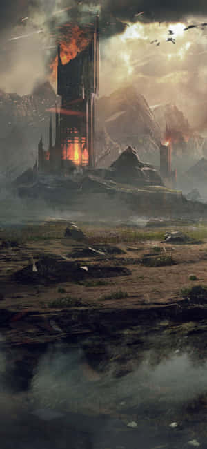พื้นหลัง Iphone X Shadow Of Mordor — POCO F8 Pro วอลเปเปอร์