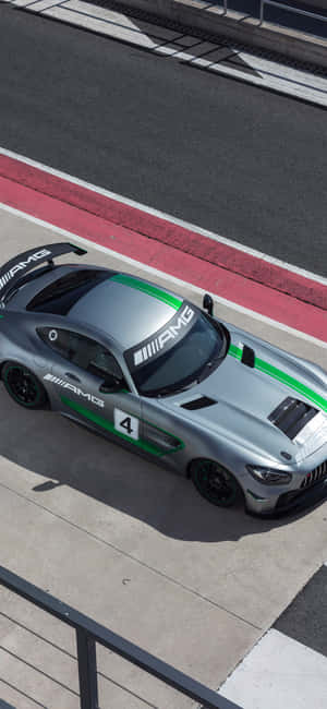 พื้นหลัง iPhone X AMG GT-R — Honor Play 60A วอลเปเปอร์