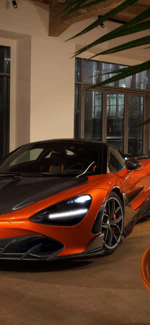 พื้นหลัง iPhone X McLaren 720s — Galaxy A36 วอลเปเปอร์