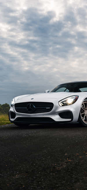 พื้นหลัง iPhone X AMG GT-R — Honor Play 80 วอลเปเปอร์