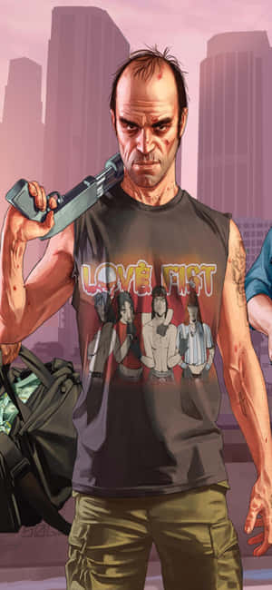 วอลเปเปอร์ Grand Theft Auto V สำหรับ iPhone X — Redmi 15a วอลเปเปอร์