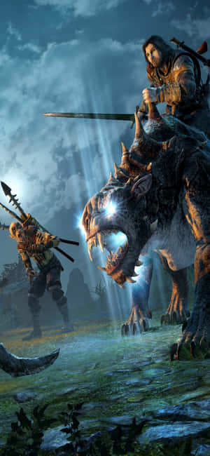 พื้นหลัง Iphone X Shadow Of Mordor — Redmi A7 Pro วอลเปเปอร์