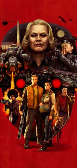 พื้นหลัง Iphone Xs Wolfenstein II — Redmi Note วอลเปเปอร์