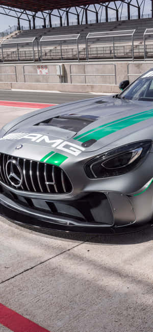 พื้นหลัง iPhone X AMG GT-R — Honor 500 Pro วอลเปเปอร์