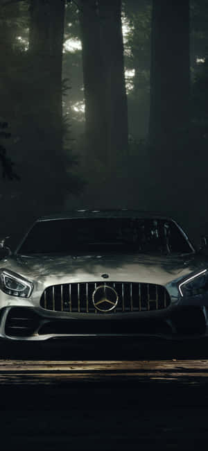 พื้นหลัง iPhone X AMG GT-R — Honor Play 80 Plus วอลเปเปอร์