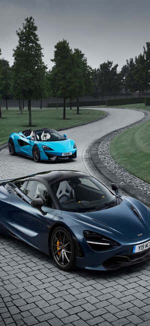 พื้นหลัง iPhone X McLaren 720s — Oppo A6t Pro วอลเปเปอร์
