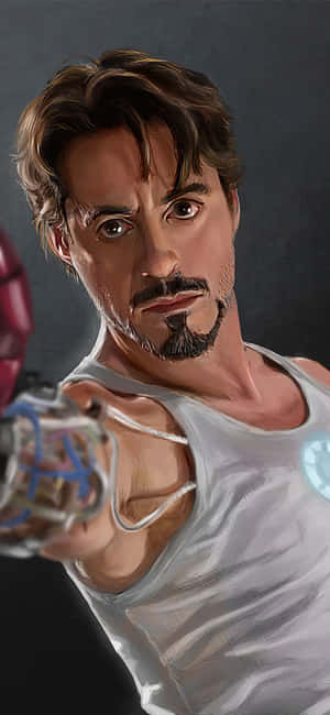 พื้นหลัง Iron Man iPhone X — Realme C73 วอลเปเปอร์