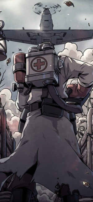 พื้นหลัง iPhone Xs Max Team Fortress 2 — RedMagic วอลเปเปอร์