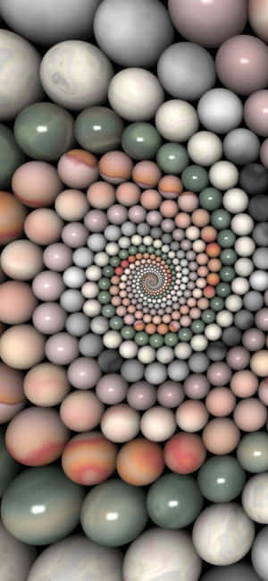 พื้นหลังเกลียว — Nothing Phone (3a) Pro วอลเปเปอร์