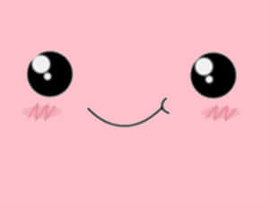 พื้นหลังสีชมพูน่ารักพร้อมองค์ประกอบน่ารัก