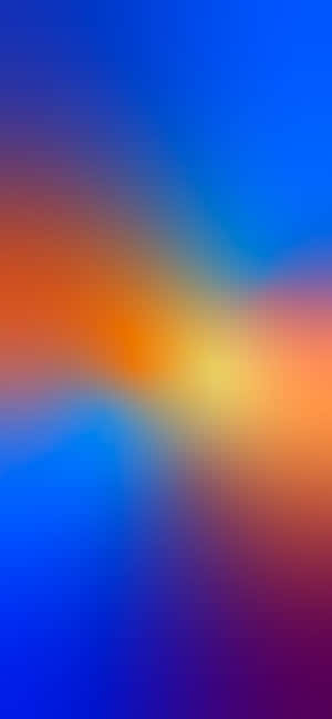 พื้นหลังสีน้ำเงินและส้ม — Redmi 15C วอลเปเปอร์