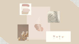 พื้นหลังสีเบจพร้อมลวดลายสวยงาม — ดอกไม้สวยงาม วอลเปเปอร์