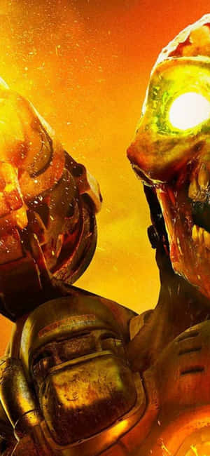 พื้นหลัง iPhone Xs Doom — หัวเว่ย โนวา 16 วอลเปเปอร์