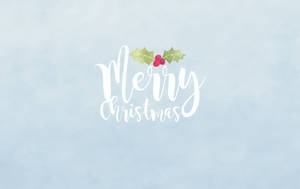 วอลเปเปอร์เดสก์ท็อป Merry Christmas สีฟ้า — คริสต์มาส วอลเปเปอร์