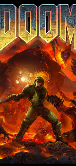 พื้นหลัง Doom iPhone Xs — Oppo A วอลเปเปอร์