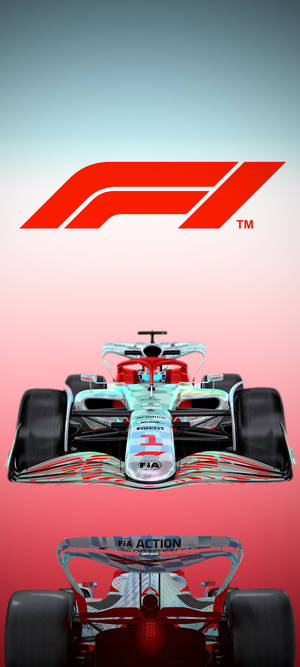 F1 iPhone โลโก้พื้นหลังไล่ระดับสี — พิกเซล 11 วอลเปเปอร์