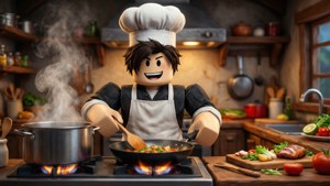 สร้างความคึกคักในครัวกับอวตาร์พ่อครัว Roblox ในห้องครัวที่คึกคัก