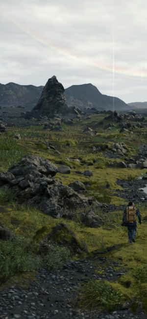 พื้นหลัง iPhone Xs Max Death Stranding — Realme 15 วอลเปเปอร์