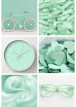 ภาพสีเขียวสวยงาม — ไลท์กรีน เอสเธติก วอลเปเปอร์