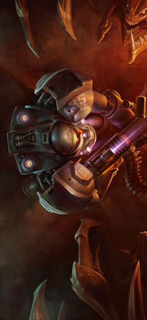 พื้นหลัง Iphone X Starcraft Ii — Vivo V วอลเปเปอร์