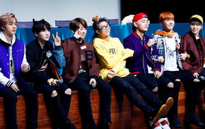 ภาพน่ารักของ BTS ในงานแฟนมีต — น่ารัก bts วอลเปเปอร์