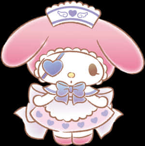 #mymelody #น่ารัก #สีสันสดใส #สาดสี #วาดมือ - สติกเกอร์ฮาโลวีน My Melody, ดาวน์โหลด PNG ความละเอียดสูง