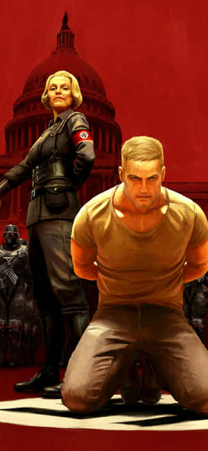 ภาพพื้นหลัง Wolfenstein II iPhone Xs — กาแล็กซี A วอลเปเปอร์
