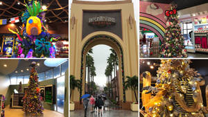 วอลเปเปอร์ภาพรวมคริสต์มาสของ Universal Studios