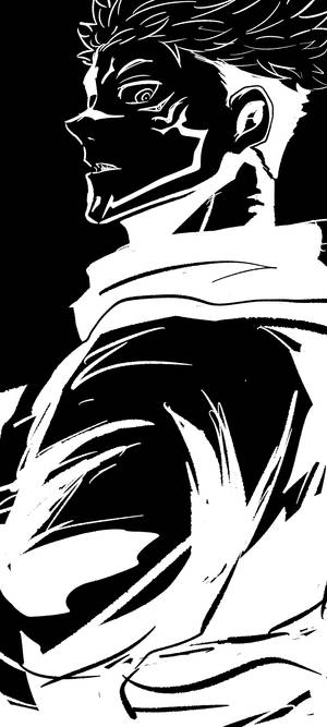 ภาพลายฉลุเรียวเมน สุคุนะ Jujutsu Kaisen — iPhone 16e วอลเปเปอร์