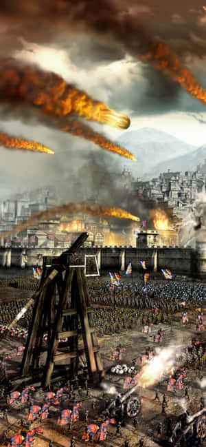 พื้นหลัง Iphone Xs Max Total War Attila — เทคนo แคเมรอน วอลเปเปอร์