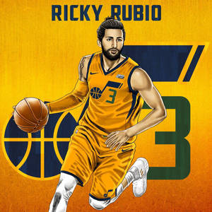 วอลเปเปอร์ภาพวาดดิจิทัล Ricky Rubio — Pixel Watch 4 วอลเปเปอร์