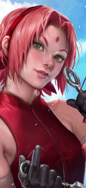 วอลเปเปอร์ภาพวาดสมจริงของซากุระ ฮารุโนะ