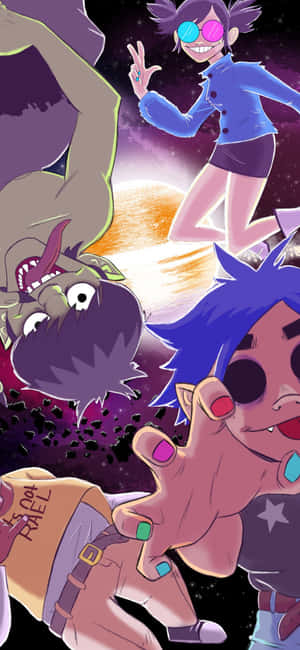 Gorillaz Iphone [วอลเปเปอร์] — Realme 15 วอลเปเปอร์