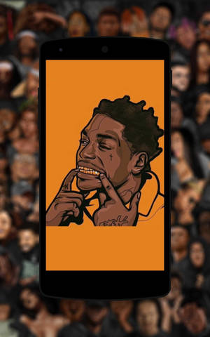 วอลเปเปอร์ภาพศิลปะบนมือถือ Kodak Black — Lenovo Tab วอลเปเปอร์