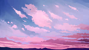 ภาพสวยสไตล์อนิเมะสีชมพู — สีชมพูสวยงาม GIF วอลเปเปอร์