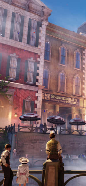 iPhone Xs Max Bioshock Infinite พื้นหลัง — Nubia Neo 5 Max วอลเปเปอร์