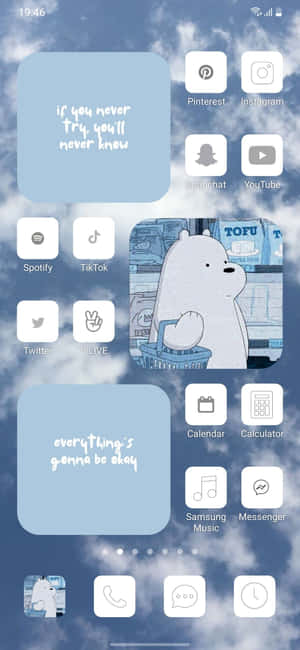 รูปภาพ Aesthetic Widgets — Realme Neo7x วอลเปเปอร์