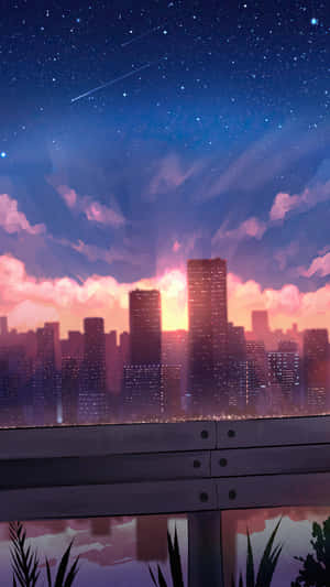 ภาพพื้นหลังเมืองอนิเมะ — อนิเมะเมือง GIF วอลเปเปอร์