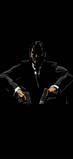 วอลเปเปอร์ภาพเวกเตอร์ John Wick iPhone 12 — iPhone 18 Pro Max วอลเปเปอร์