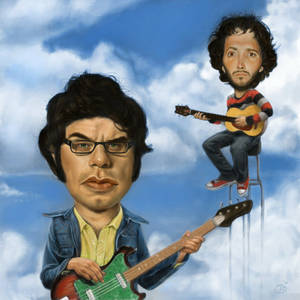 ภาพเหมือนจริงแบบการ์ตูนของ Flight Of The Conchords — 1:1 วอลเปเปอร์