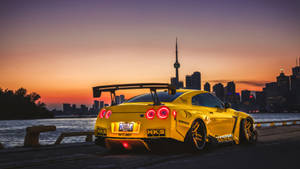 Revzilla HKS Nissan GT-R สีเหลือง 4K