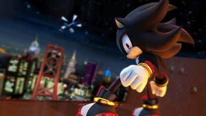 ภาพโปรไฟล์ Shadow เดอะเฮดจ์ฮ็อกสุดเข้มข้น — สุนทรียภาพการ์ตูน วอลเปเปอร์