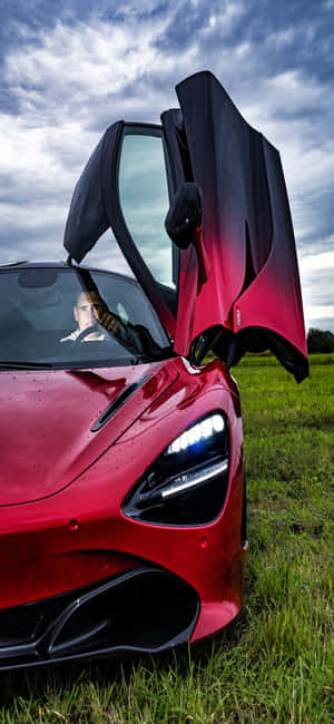 พื้นหลัง iPhone X McLaren 720s — Galaxy A35 วอลเปเปอร์